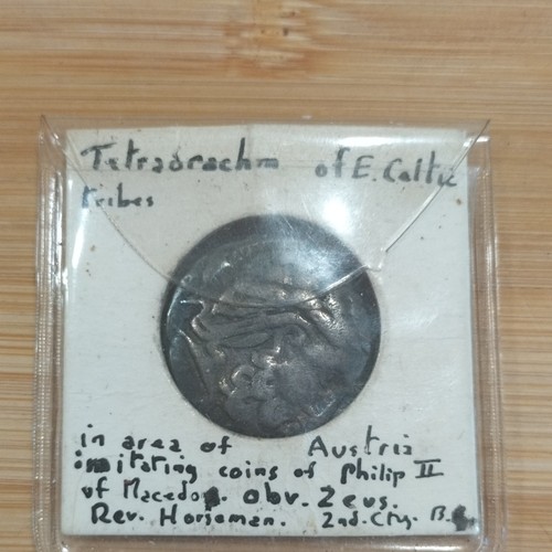 Silver celtic tetradrachm - celtic,