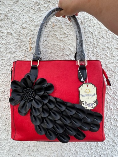 Moda vibrant red handbag - vibrant,