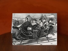 Christmas Belles by Winslow Homer - A5 Art Card