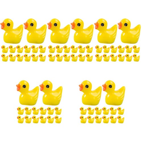 Set tiny ducks figures - set,