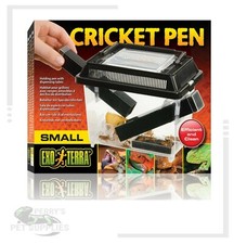Exo Terra Cricket Pen Small / Large Reptile Live Food Housing Plastic Terrarium