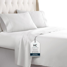 Bed Sheets Set, HOTEL LUXURY Platinum Collection 1800 Series Bedding Set, Deep P