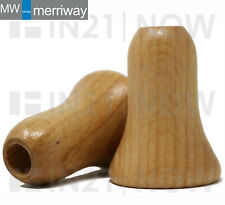 2 x Wooden Bell Cord Pull Curtain Roman Blind Light Switch Bathroom Kitchen Fan