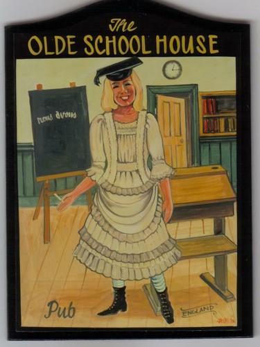 Mini pub sign inch the - pub, old