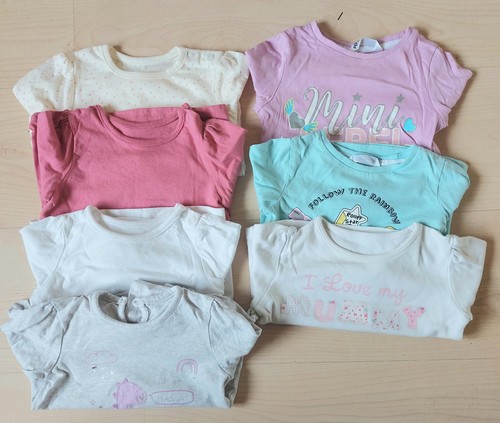 Long sleeved month tops - 7, 9-12