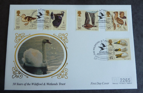 Mercury silk fdc 1996 wildfowl - mercury,