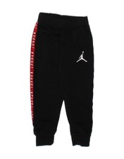 JORDAN Boys Air Graphic Tracksuit Trousers Joggers 2-3 Years  Black TA11