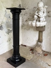 An Antique Victorian Ebonised Rotating Torchere/Jardinierre Stand