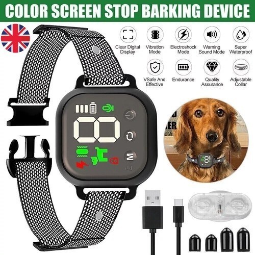 Anti bark collar adjustable - bark,