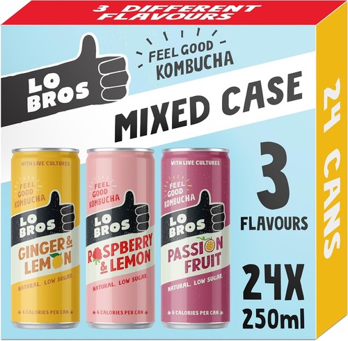 Bros kombucha mixed pack - bros,