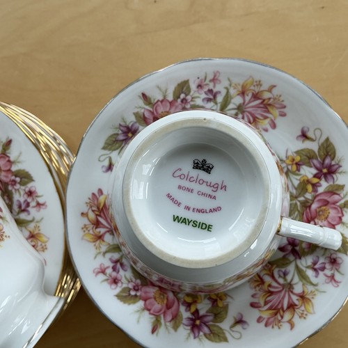 Colclough bone china cups - colclough,