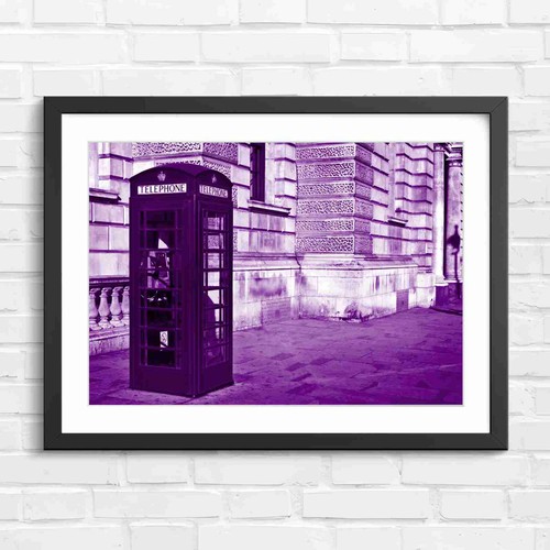 Iconic red telephone - iconic, booth