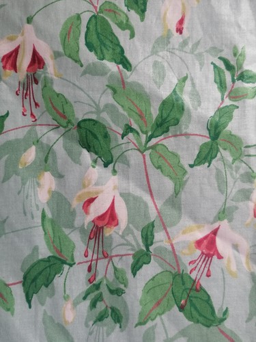 Vintage fuchsia chintz