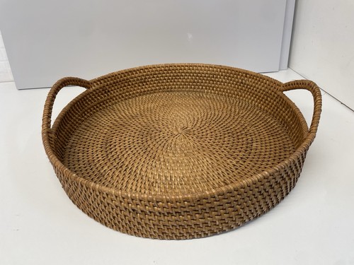 Large woven rattan raffia - large,