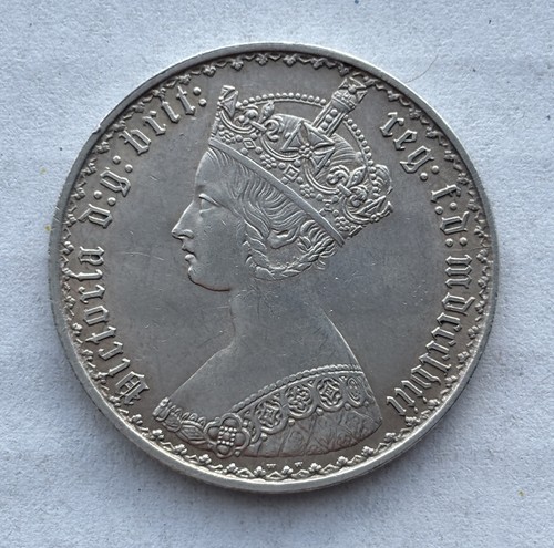 1858 victoria silver gothic - 1858,