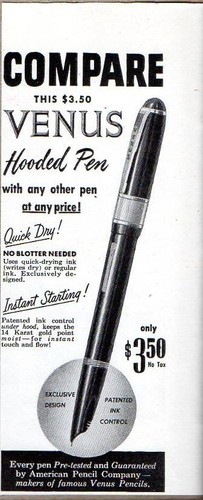 1948 print venus hooded - ad,