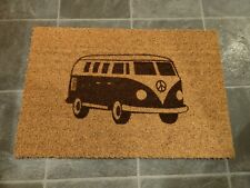 VW Camper Non-Slip Coir Door Mat 40 x 60cm