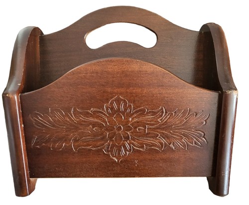Vintage mahogany magazine - vintage,