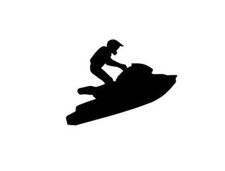 LARGE 23" jetski vinyl car