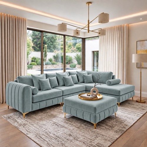 Luxury lilly corner sofa - luxury, |