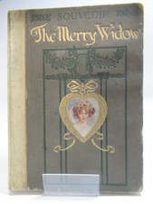 Franz Lehar MERRY WIDOW 1st Anniversary 1908 London Souvenir Book Colour Plates