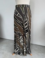 Zara long pleated khaki