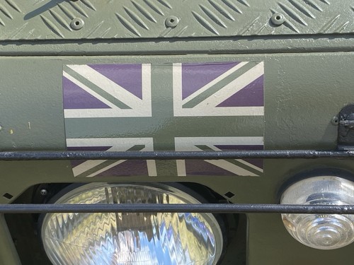 Green union jack - green,
