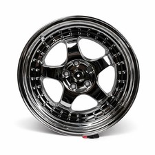 4X18 Inch 5X114.3 Dark Chrome