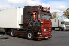 Truck Photo Scania S 500 Refrigerated Semi Trailer Germany Brown Jens Bode JS #g5kx
