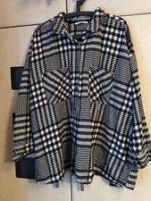 TU Black Check Long Sleeve Flannel Shirt SIZE 24.  VGC