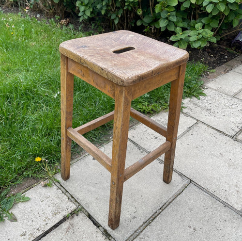 School stool wooden laboratory - school,