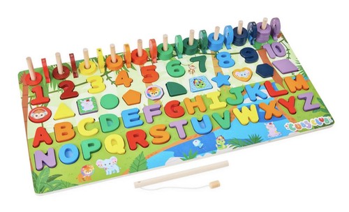100pc montessori number shape - 100pc,