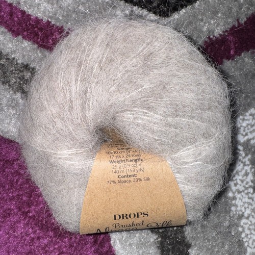 Drops brushed alpaca silk uni - drops,