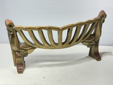 BRASS FIRE GRATE ASPEN Front Surround 2.7kg 16" Long 8.5" Tall