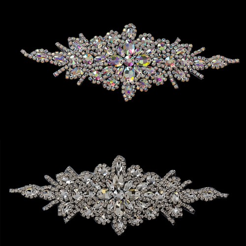 Rhinestone motif patch - rhinestone,