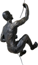 Abseiling Wall Hanging Man |