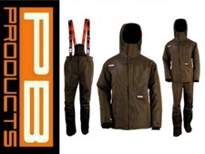 PB Products carp suit winter suit  fishing bib and brace coat jacket salopetts