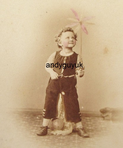 Cdv circus little juggler boy - cdv,