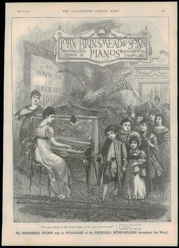 1889 antique print advertising - antique,