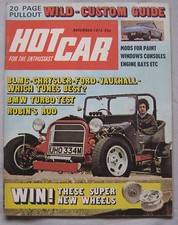 Hot Car magazine November 1974