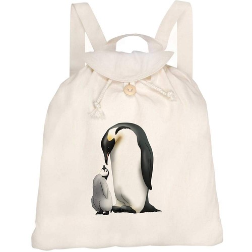 Penguin family canvas - 'penguin, family'