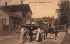 Peddler with Horse Cart South