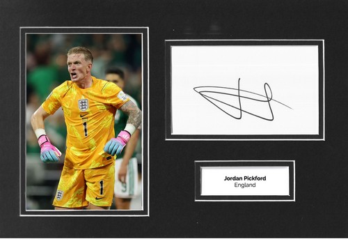 Jordan pickford signed - jordan, 12x8