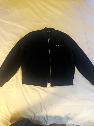 Fred perry black borg teddy - perry,
