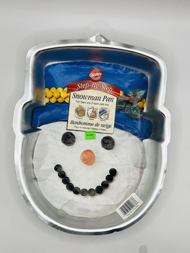 Vintage wilton snowman head - snowman,