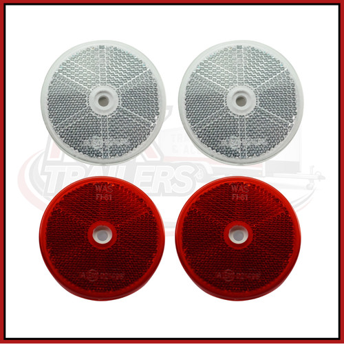 Red white 60mm hi - red,