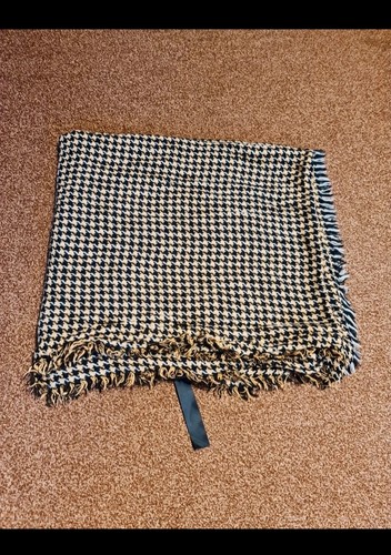 Zara houndstooth blanket scarf - houndstooth,