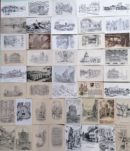 Postcards art topo - -, uk