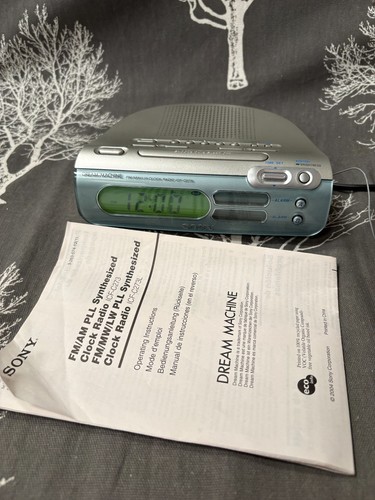 Sony dream machine radio clock - sony,