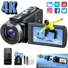 Camcorder Video Camera 4K